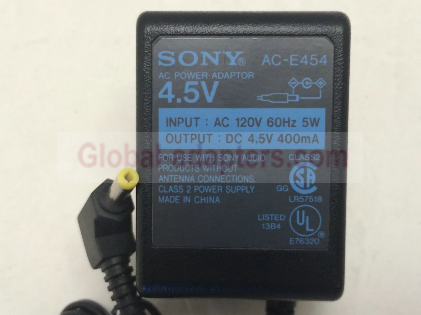 New DC4.5V 400mA Sony AC-E454A WALKMAN DISCMAN CD Power Supply AC Adapter - Click Image to Close